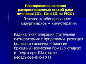 Питание после химиотерапии при раке яичников