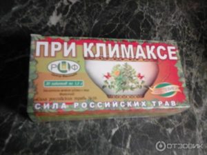 Чай при климаксе