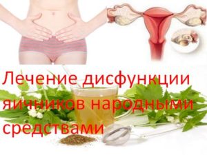 Дисфункция яичников лечение народными средствами